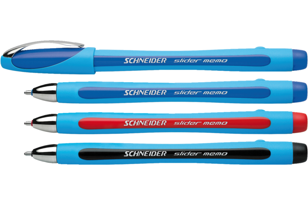 Rollerbalpen Schneider slider memo 1.4 mm zwart