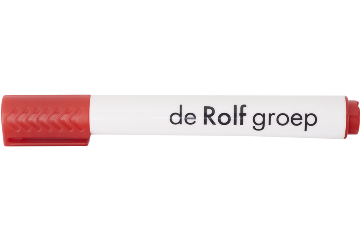 Whiteboardstiften | de Rolf groep | 5 mm rood, 10 stuks