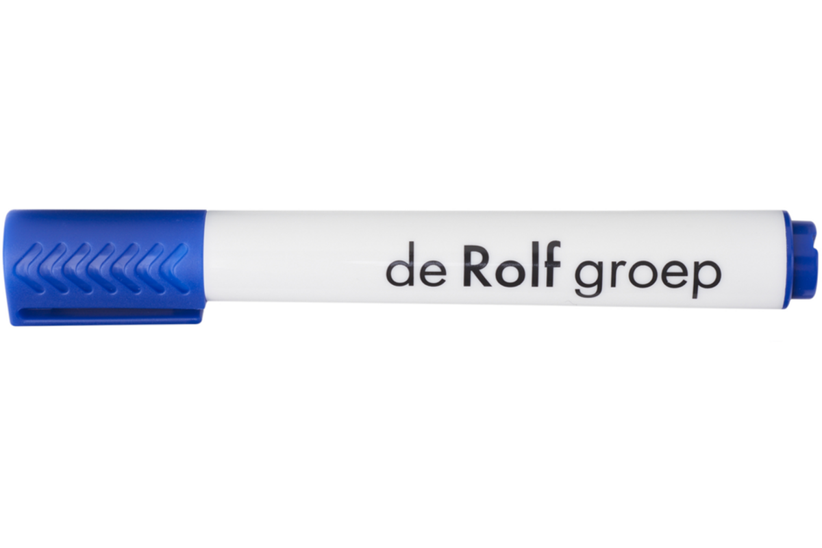 Whiteboardstiften | de Rolf groep | 5 mm blauw, 10 stuks