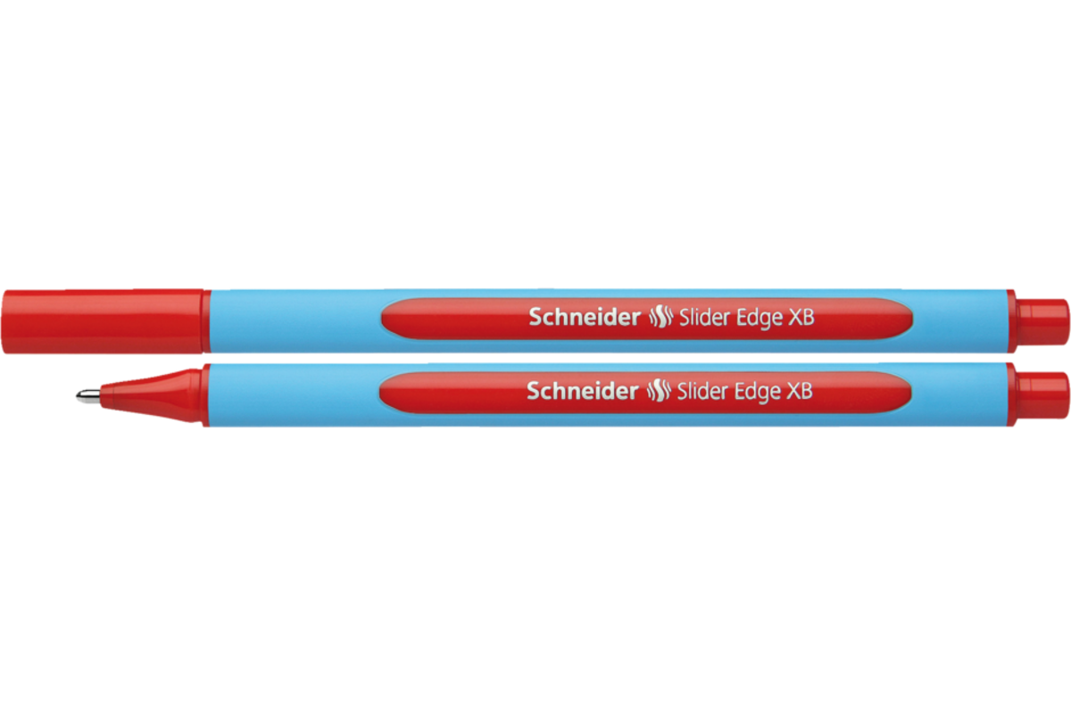 Balpen Schneider Slider edge XB 1,4 mm rood, 10 stuks