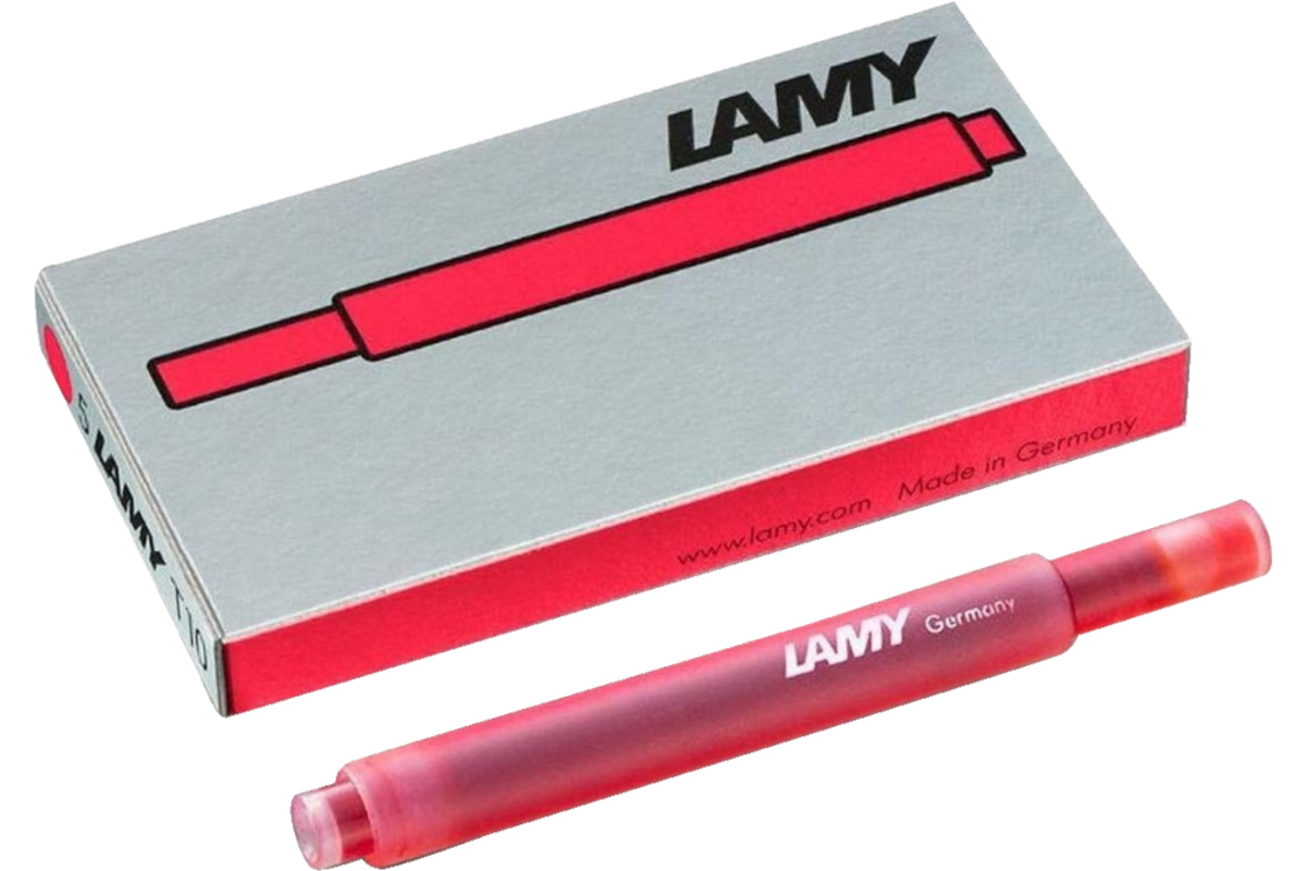 Inktpatroon Lamy rood, 5 stuks
