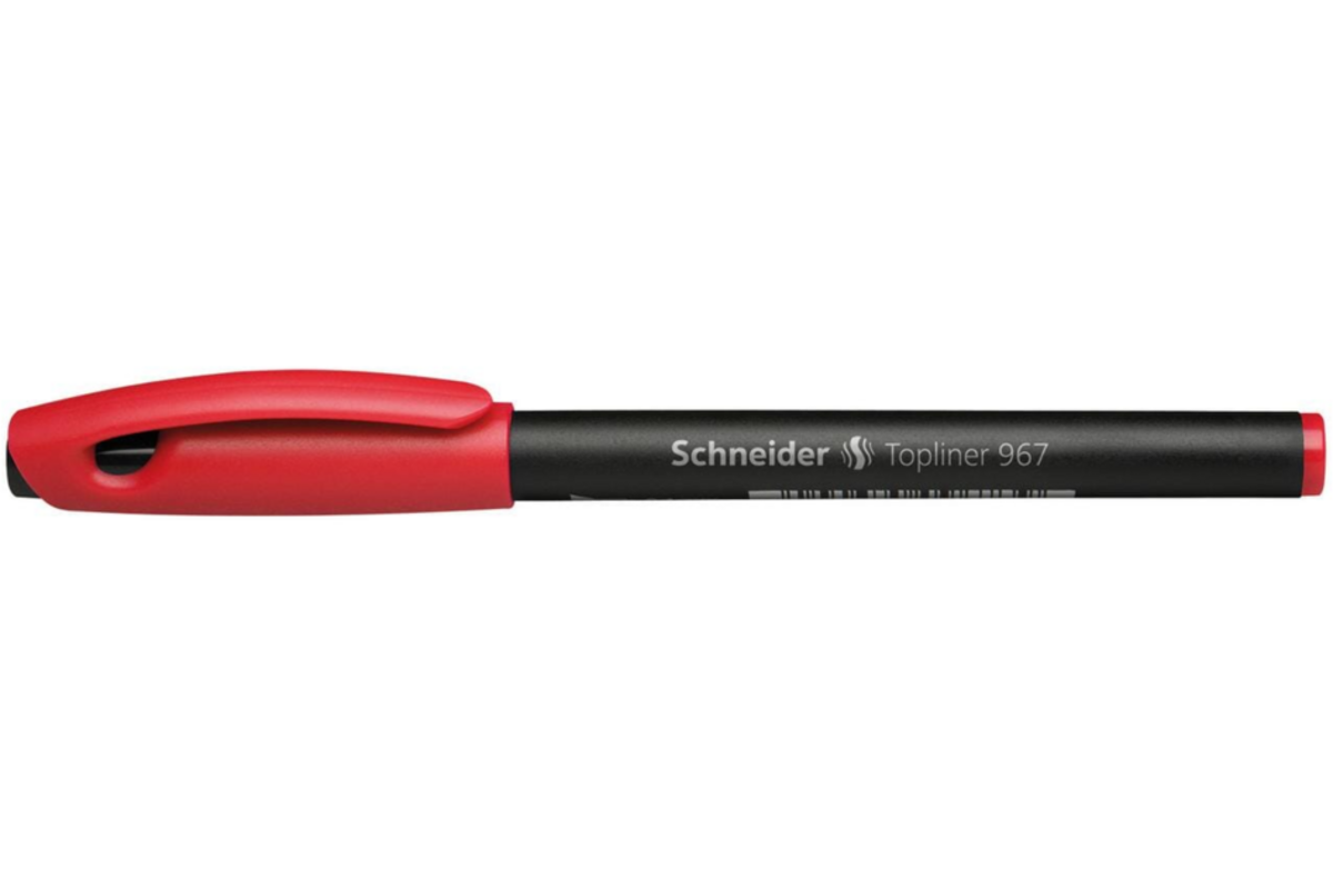 Fineliner Schneider topline 0,4 mm, rood