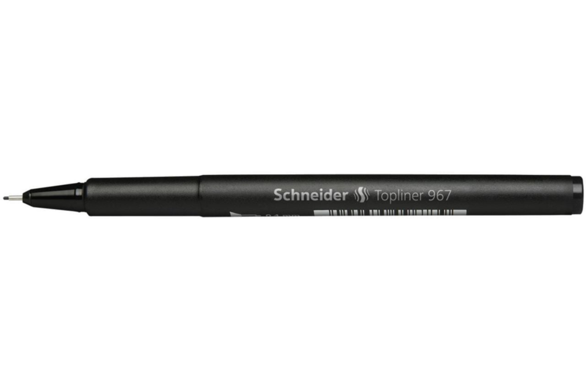 Fineliner Schneider topline 0,4 mm, zwart