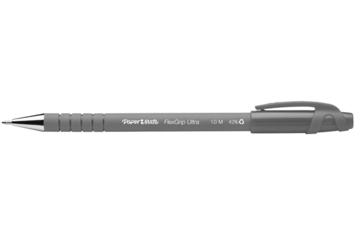 Balpen Papermate Flexgrip medium zwart