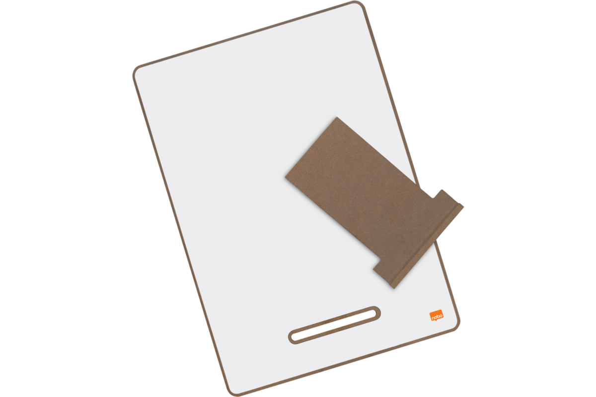 Whiteboard/Wisbord Nobo A4 magnetisch wit per 4st