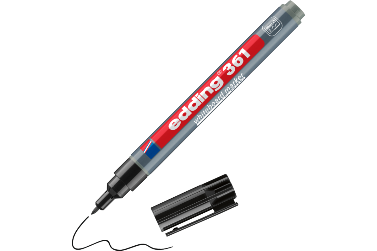 Whiteboardstift edding 361 1 mm zwart