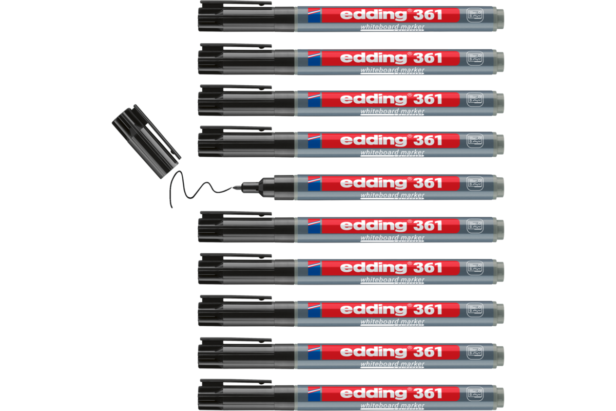 Whiteboardstift edding 361 1 mm zwart