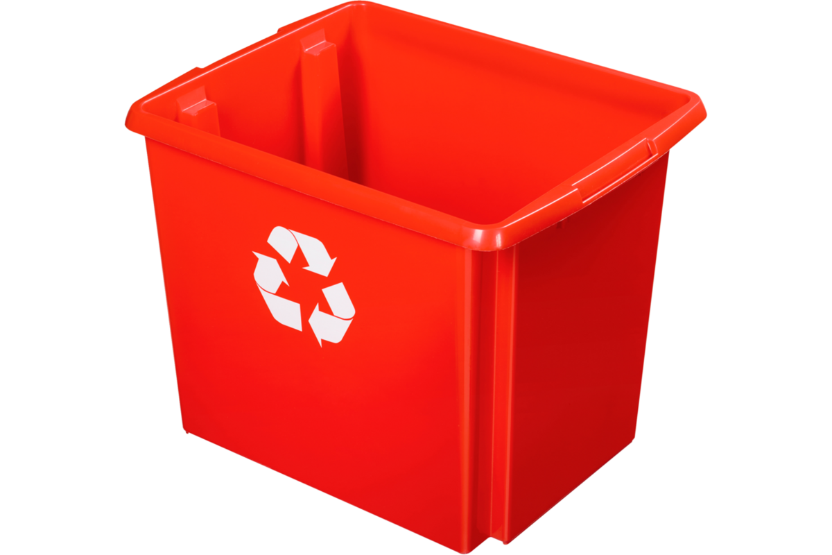 Recycle Box eco 45 liter rood