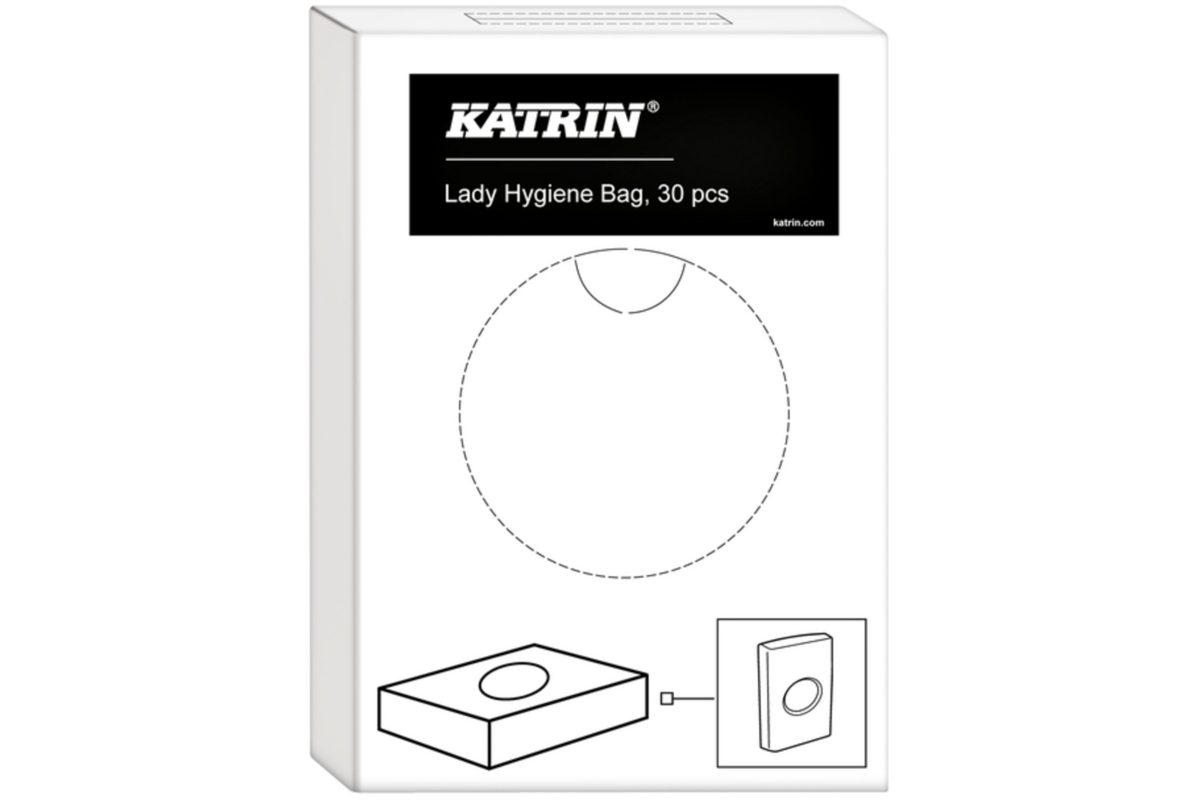 Dames hygiënezakjes Katrin 25x30 stuks.