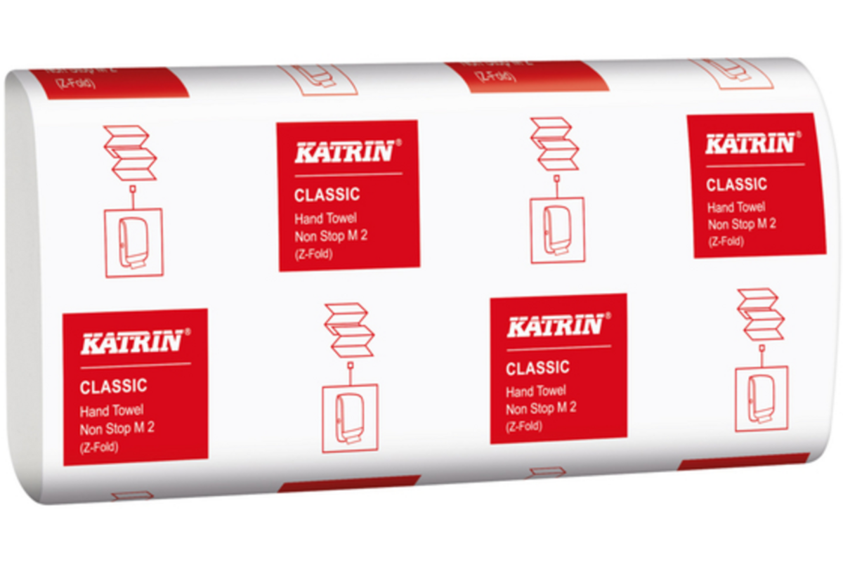 Handdoekjes Katrin Z-vouw 2-laags 240 x 240 mm, 25 x 160 vel