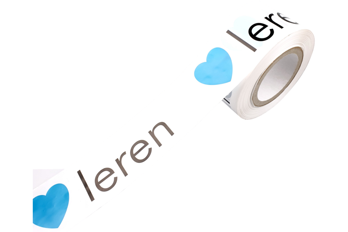 Afzetlint | Hart voor leren | 7,5 cm x 250 meter