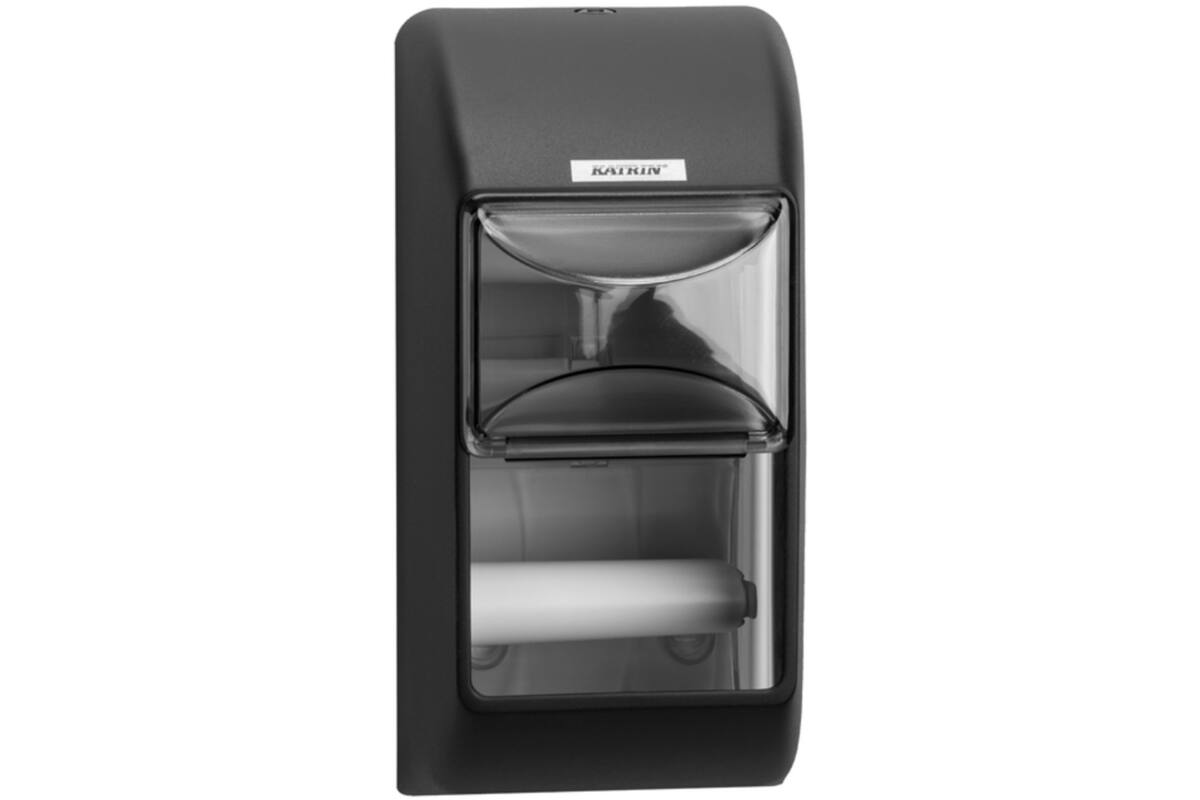 Toiletroldispenser Katrin standaard zwart