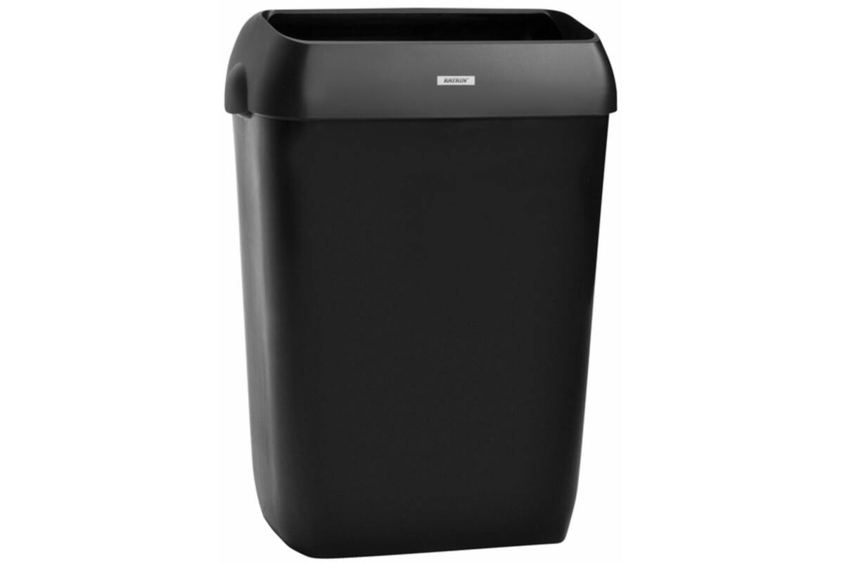Afvalbak Katrin 50 L zwart