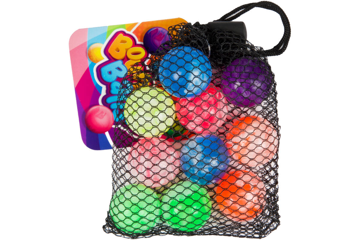 Stuiterballen klein 2,5 cm, 10 stuks