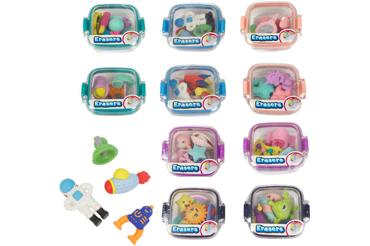 Gummetjes mini-crazy 3 stuks in glitterdoosje