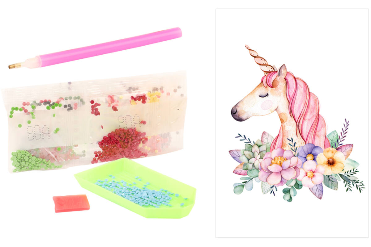 Diamond painting natuur met standaard assorti