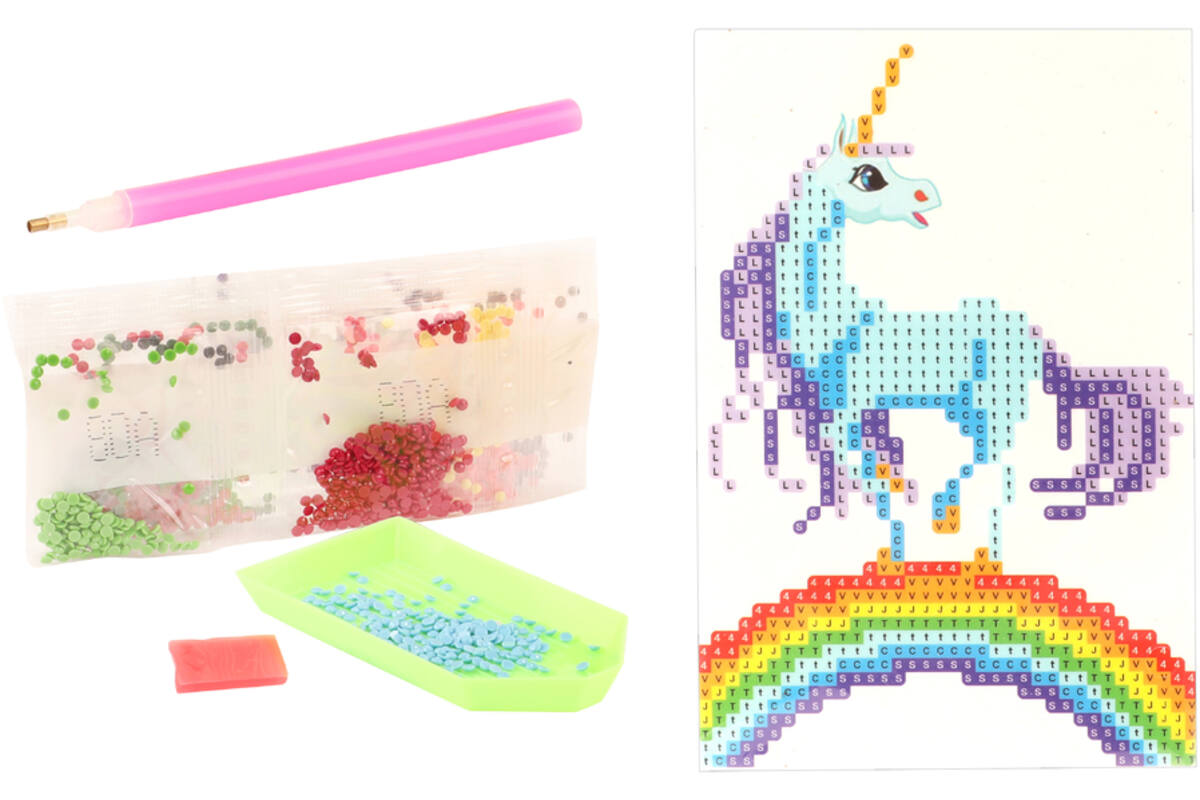 Diamond painting natuur met standaard assorti