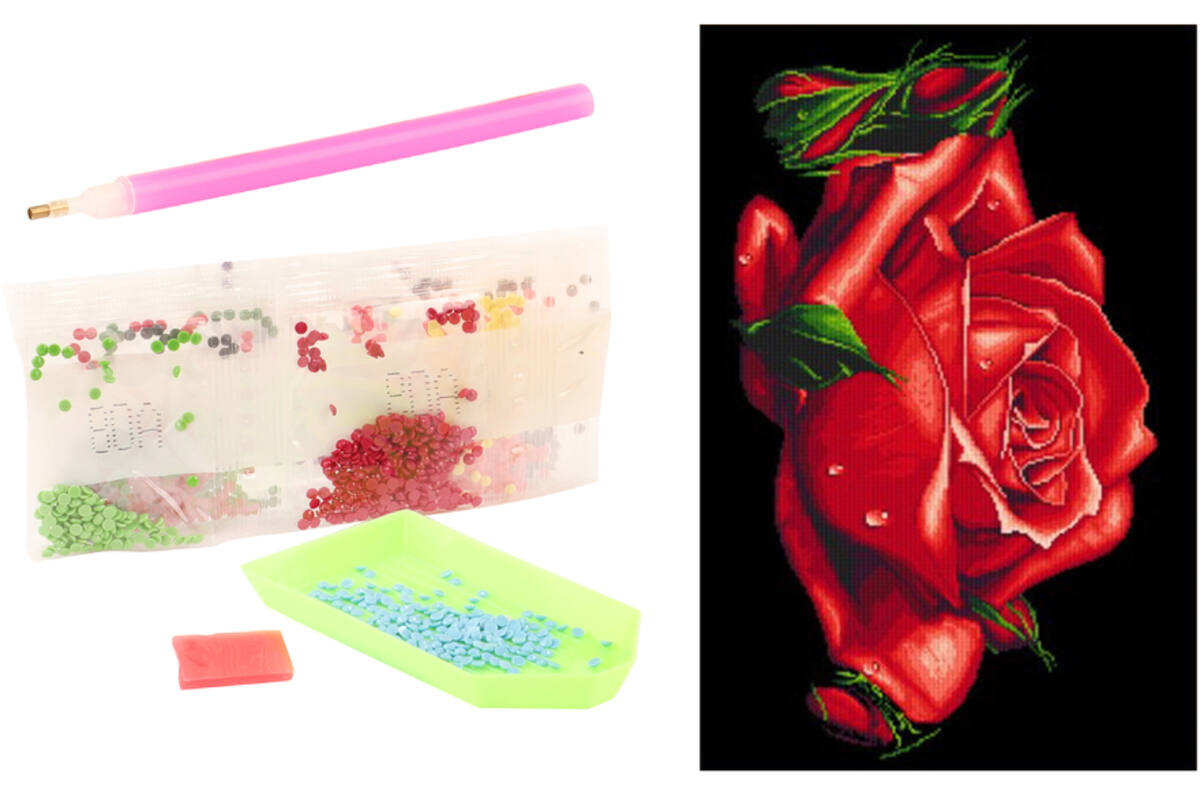 Diamond painting natuur met standaard assorti