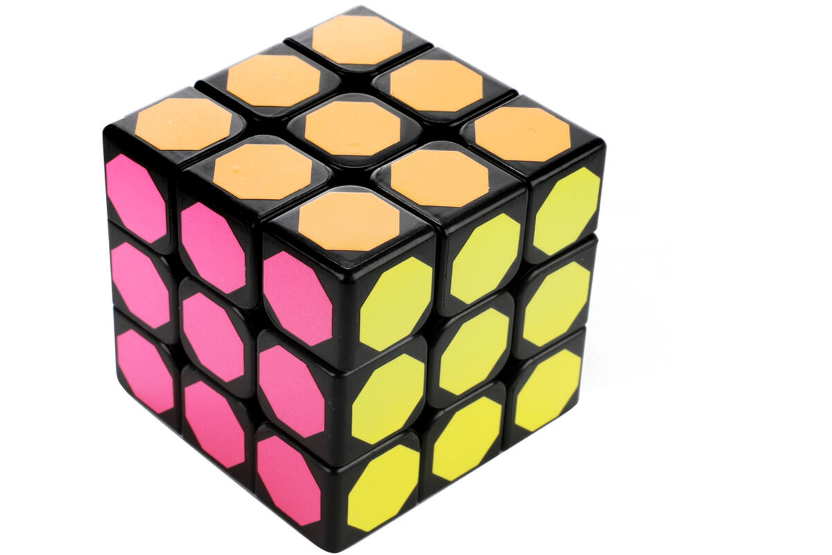 Kubus magische puzzel kubus octagon