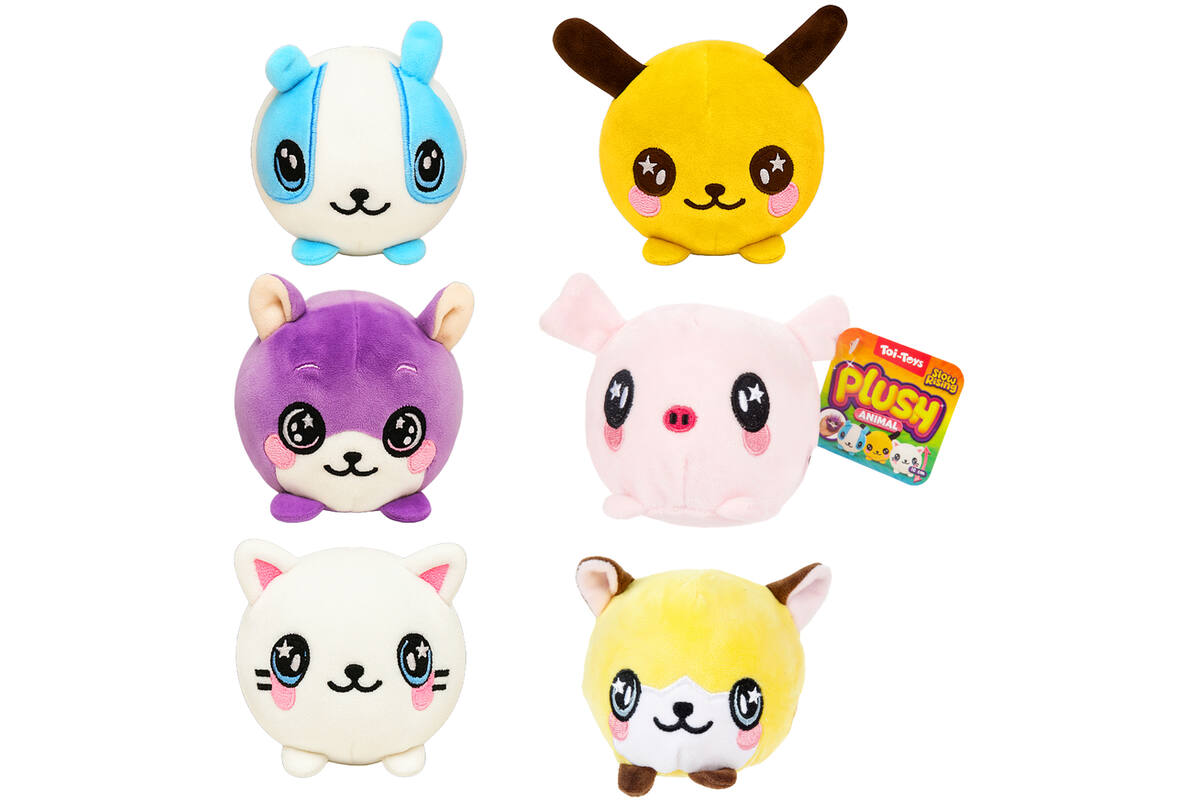 Pluchen baldier squishy 10 cm assorti