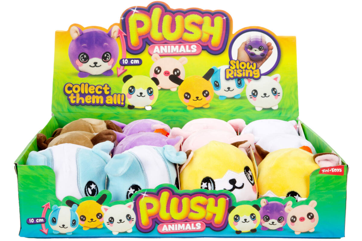 Pluchen baldier squishy 10 cm assorti
