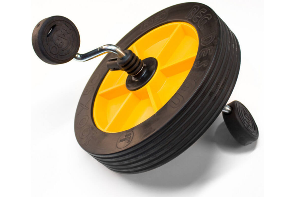 Voorwiel kompleet 300 mm rabo rijdend materiaal