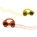 Roller verf racer in verschillende uitvoeringen en kleuren, 6 stuks