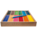 Kleurpotloden edu³ Jumbo 9,6 mm assorti, 144 stuks in houten kist