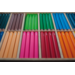 Kleurpotloden edu³ Jumbo 9,6 mm assorti, 144 stuks in houten kist