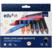 Kleurpotloden edu³ Super Jumbo 15 mm driekantig assorti, 10 stuks