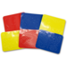 Patroonplaten junior dieren 22 x 28 cm, 6 stuks