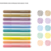 Viltstiften Jumbo | de Rolf groep | Pastel superpunt, 10 stuks