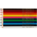 Kleurpotloden | de Rolf groep | zeskantig 7 mm assorti classpack, 288 stuks