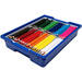 Kleurpotloden | de Rolf groep | knotsen 10 mm assorti classpack, 144 stuks