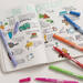 Fineliners Carioca assorti 0,5 punt, 10 stuks