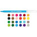 Viltstiften Carioca joy fine tip assorti, 24 stuks
