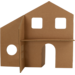Poppenhuis gestanst, 12 stuks