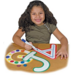 Whiteboard volgletters gelamineerd 22 cm, 26 stuks