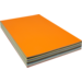 Knutselkarton 29 x 42 cm 100 vel 10 kleuren ass. 360 grs.
