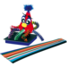 Vlechtstroken 50 x 1 cm 60 grs 12-kleuren 480 stroken