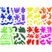 Plakfiguren assorti Matisse stijl, 148 stuks