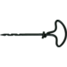 Fretboortje 2 mm