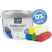 Klei Creall Super soft assorti 5 kleuren, 1750 gram