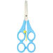 Schaar 17 cm therapeuten 4-ogen en veer rechtshandig blauw