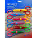 Figuurschaar 14 cm assorti motieven, 6 stuks