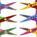 Figuurschaar 14 cm assorti motieven, 6 stuks