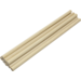 Stokjes hout rond 12 mm x 33 cm, 20 stuks