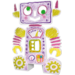 Staande robots karton 21,5 x 28 cm, 24 stuks