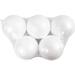 Tempex ballen 5 cm, wit, 5 stuks