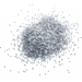 Glitter zilver, 400 gram